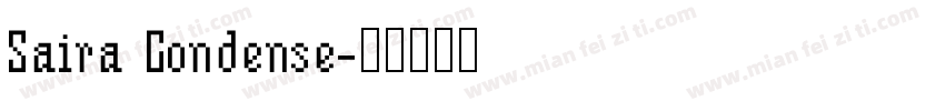 Saira Condense字体转换